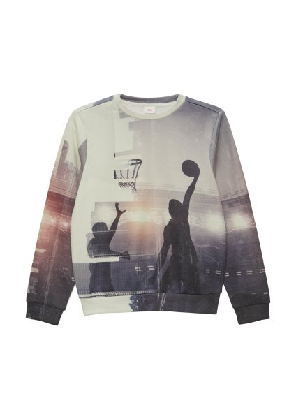 S.OLIVER Sweatshirt mit Allover-Foto-Print 10760192