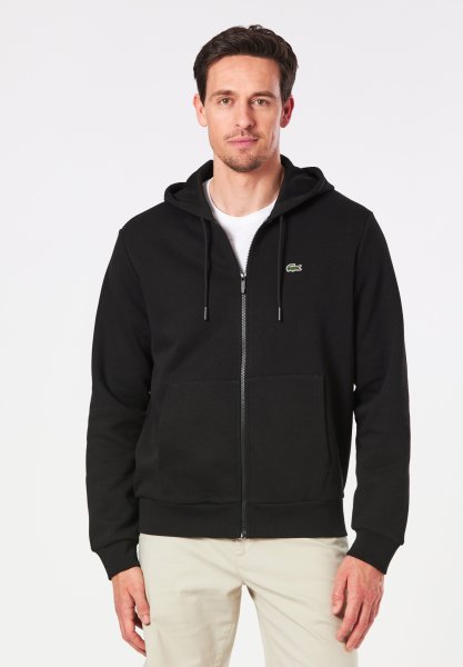 LACOSTE Sweatjacke mit Kängurutasche aus Fleece 10661286