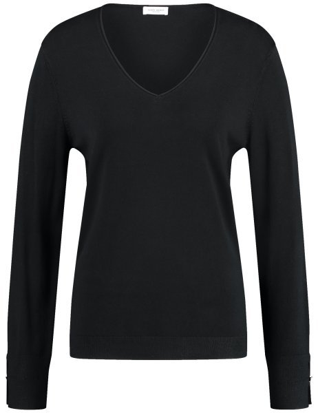 GERRY WEBER EDITION Langarmpullover aus nachhaltigem Feinstrick 10763147