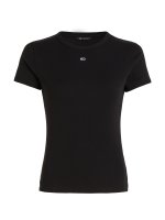 Vorschau: TOMMY JEANS Essential Slim Fit Rippstrick T-Shirt 10735028