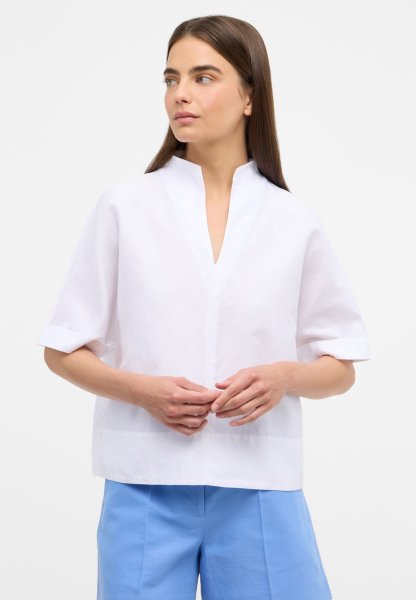 ETERNA Linen Shirt Bluse Leinen Kurzarm 10741348