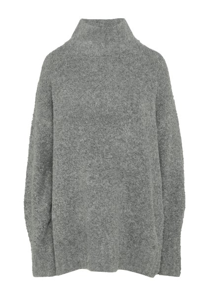 QS Longpullover aus Bouclé - Strick 10776523