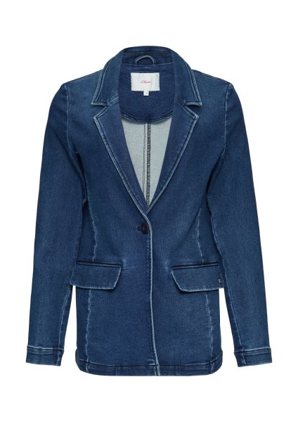 S.OLIVER Taillierter Blazer aus Denim 10761479