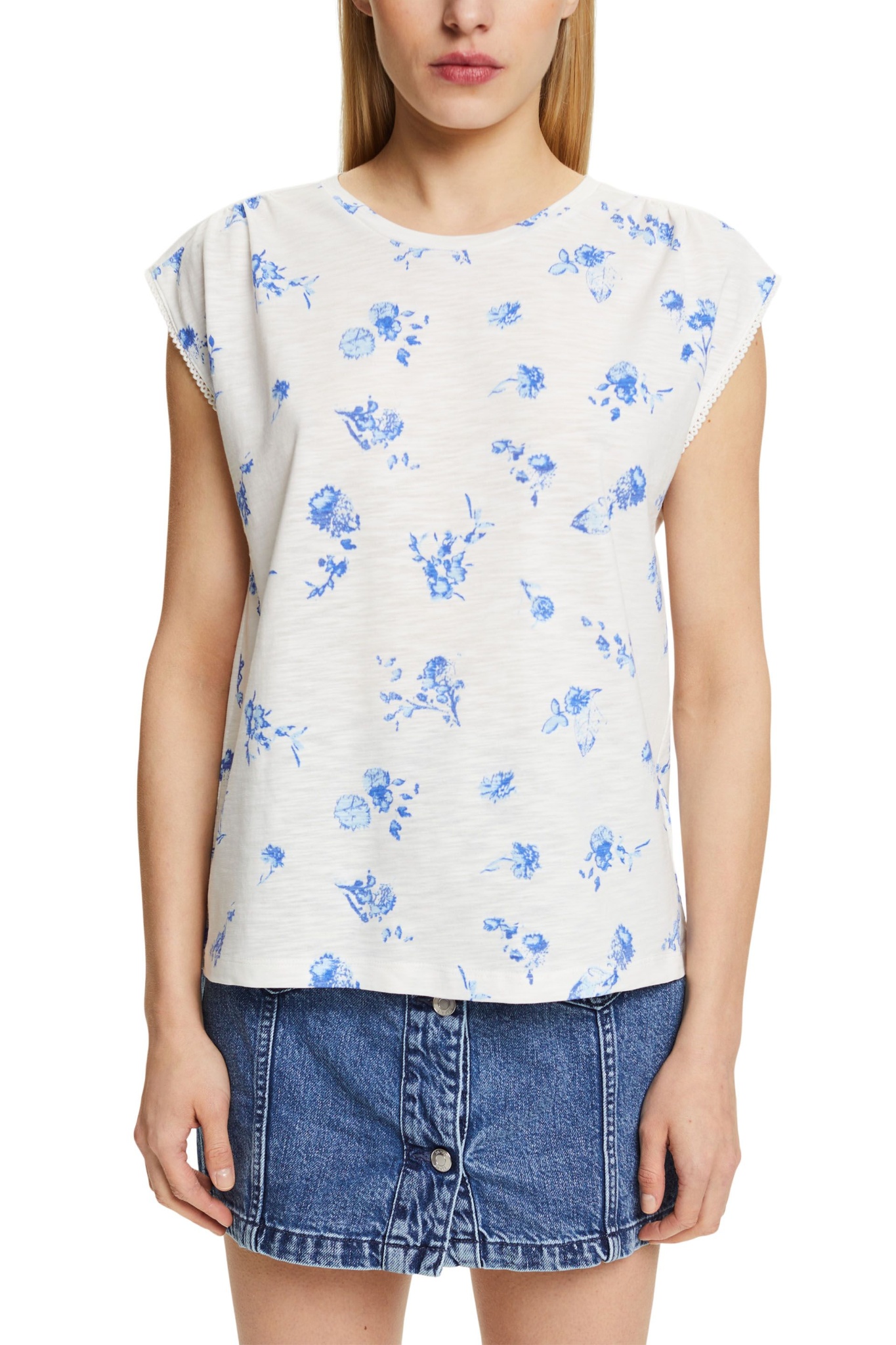 ESPRIT CASUAL Ärmelloses T-Shirt mit Print 10748644 kaufen | WÖHRL