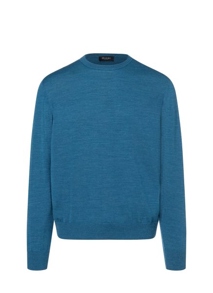 MAERZ MUENCHEN Merino O-Neck Pullover Klassik 10010307