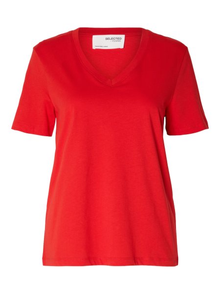 SELECTED FEMME Klassisches V-Neck T-Shirt 10739252