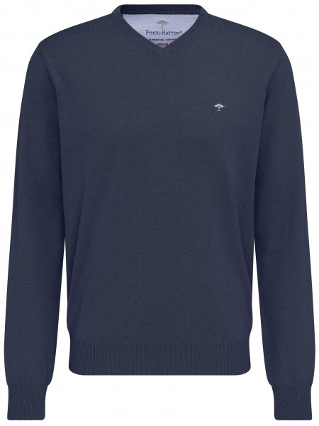 FYNCH HATTON Strickpullover V-Neck 1/1 Arm 10519299