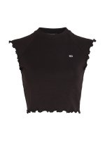 Vorschau: TOMMY JEANS Essential Cropped Fit T-Shirt mit Rüschen 10735030
