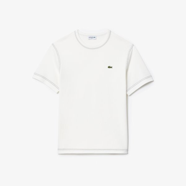 LACOSTE T-Shirt aus schwerem Baumwoll-Piqué 10755035