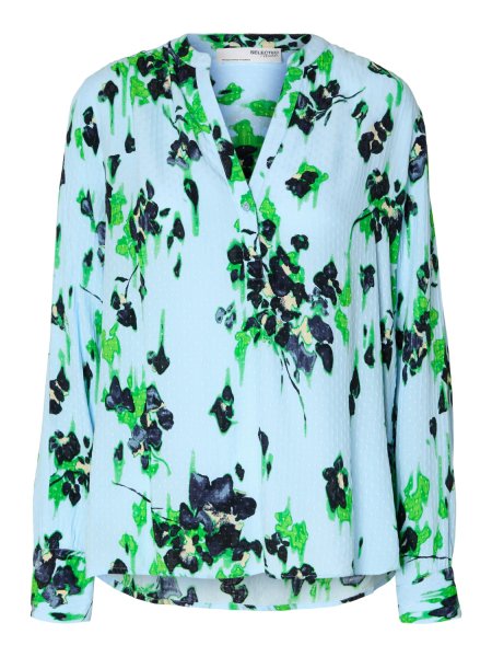 SELECTED FEMME Print Langarm Bluse 10732096