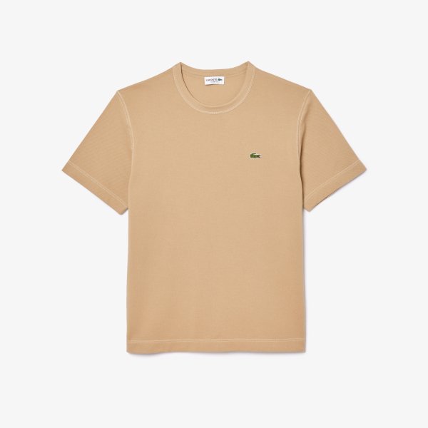 LACOSTE T-Shirt aus schwerem Baumwoll-Piqué 10755035