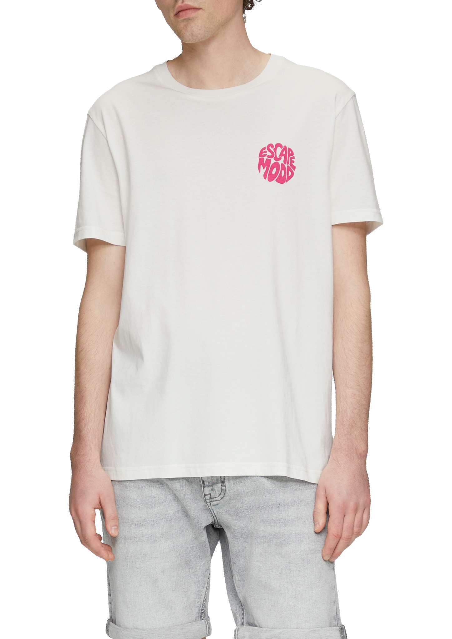 QS T-Shirt mit Front- und Rückenprint 10751657