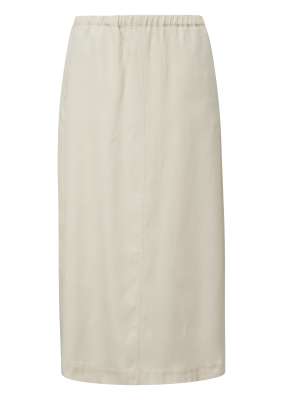 COMMA Satinierter Midi-Rock mit bequemem Bund 10751620 kaufen | WÖHRL 