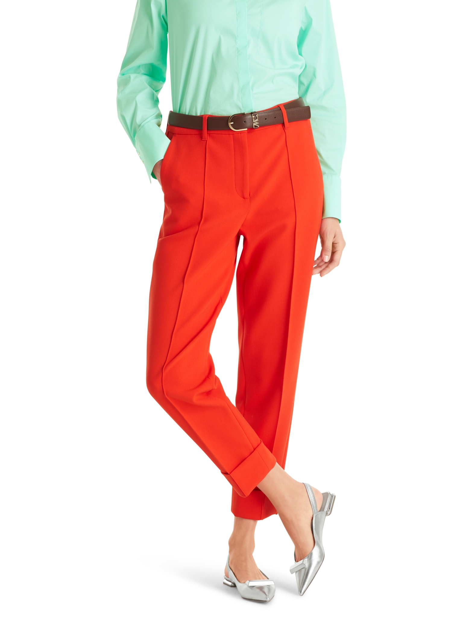 MARC CAIN Hose FORDON mit Bugfalte und Stulpen 10746652 kaufen | WÖHRL