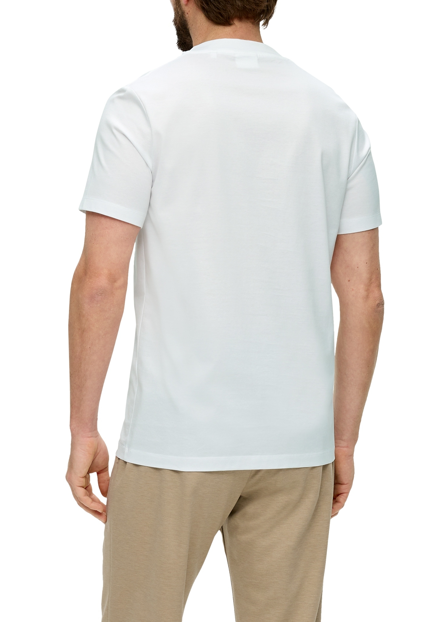 S.OLIVER BLACK LABEL Jerseyshirt aus merzerisierter Baumwolle 