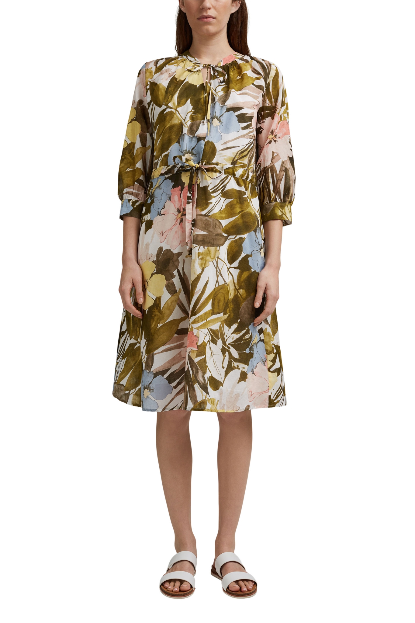 esprit kleid mit kordelzug