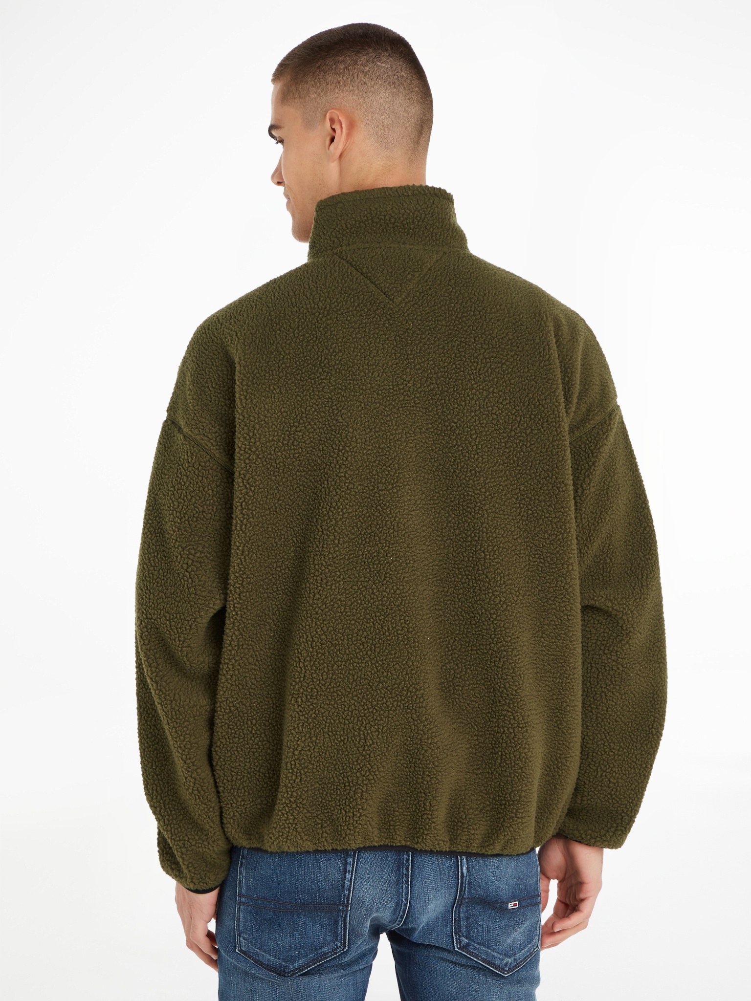TOMMY JEANS Sweatshirt aus Sherpa-Fleece 10716031