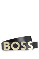 Vorschau: BOSS Ledergürtel mit Logo-Schließe 10716943